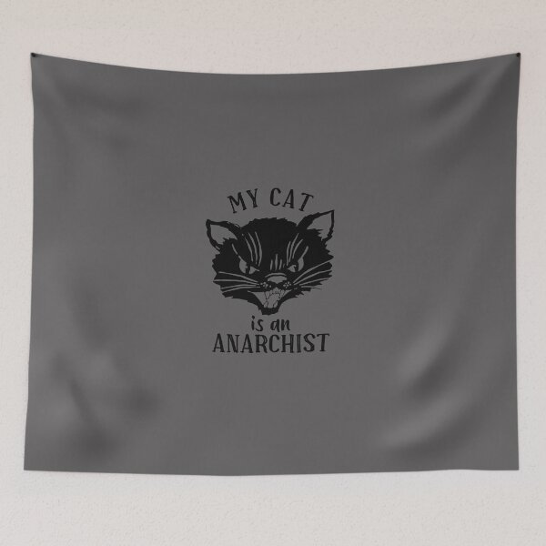 Item preview, My Cat is an Anarchist designed and sold by JigsawYouth.