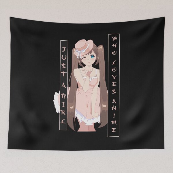 Item preview, Just a Girl Who Loves Anime - Anime Girl Gift Girl Funny designed and sold by Hero Prod.