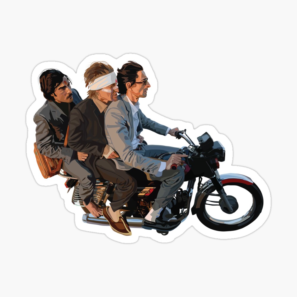 Behind The Darjeeling Limited - On the Motorcycle 