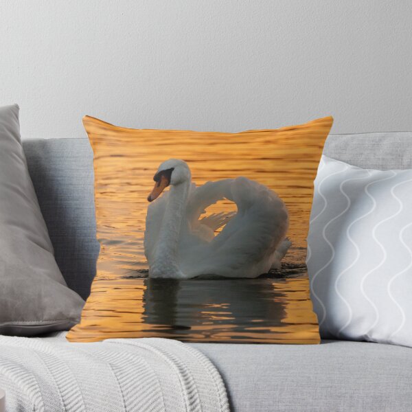 Item preview, Sunset swan on a lake designed and sold by iCimages.net.