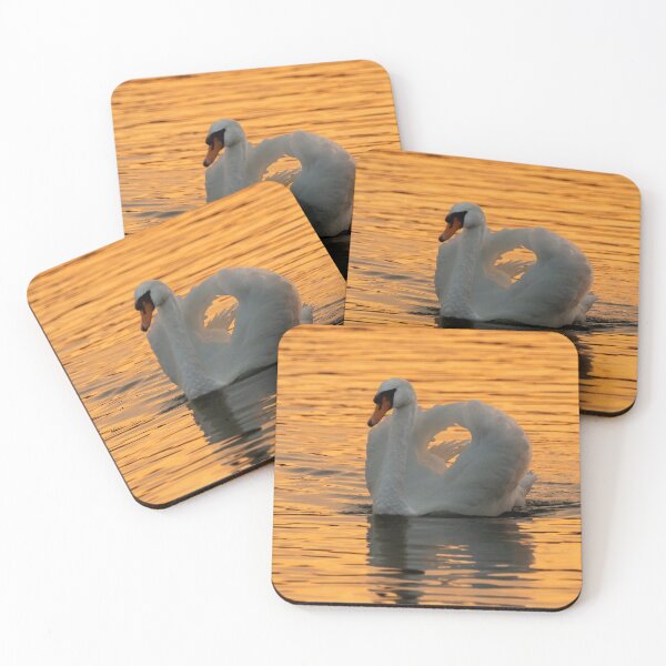 Item preview, Sunset swan on a lake designed and sold by iCimages.net.