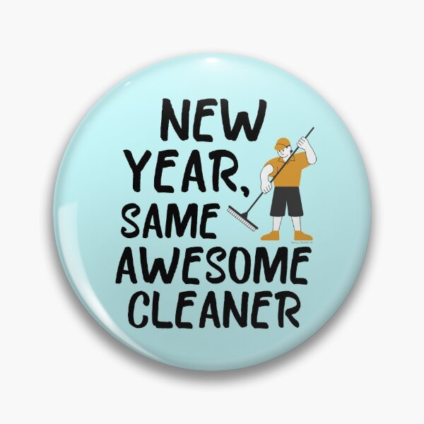 Item preview, New Year Same Awesome Cleaner Cleaning Lady Housekeeping Fun designed and sold by SavvyCleaner.