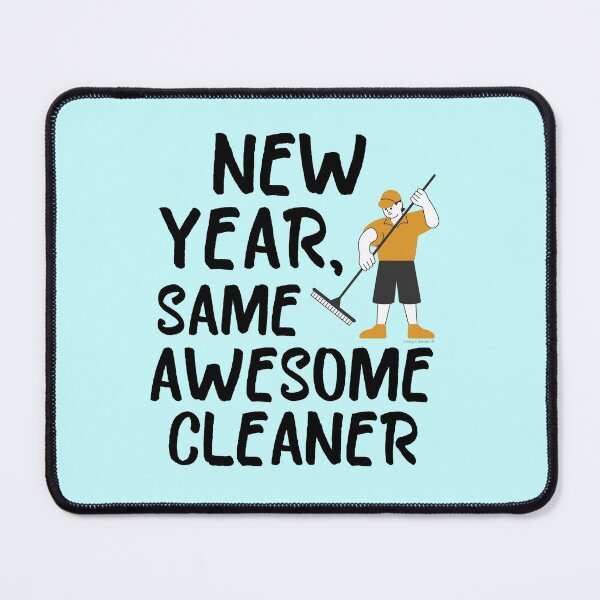 Item preview, New Year Same Awesome Cleaner Cleaning Lady Housekeeping Fun designed and sold by SavvyCleaner.