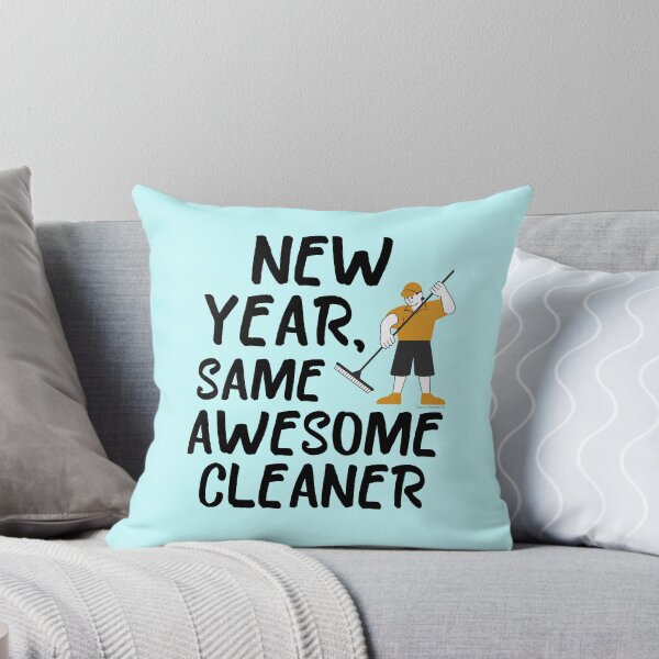 Item preview, New Year Same Awesome Cleaner Cleaning Lady Housekeeping Fun designed and sold by SavvyCleaner.