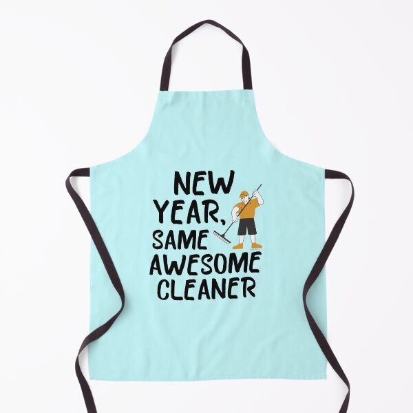 Item preview, New Year Same Awesome Cleaner Cleaning Lady Housekeeping Fun designed and sold by SavvyCleaner.