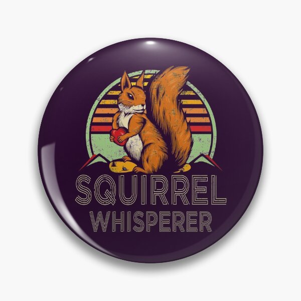 Item preview, Squirrel Whisperer Retro Vintage Distressed Style Design designed and sold by niftee.