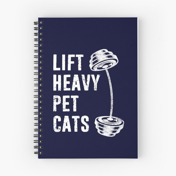 Item preview, Lift Heavy Pet Cats Lover Fitness Weight Lifting Cat Owner Distressed designed and sold by niftee.
