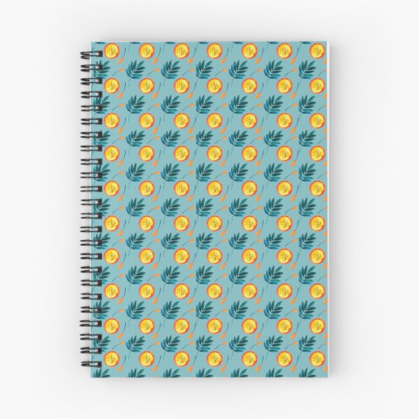 Item preview, watercolor blue colorful pattern with fruits and leaves designed and sold by idolizeyou.