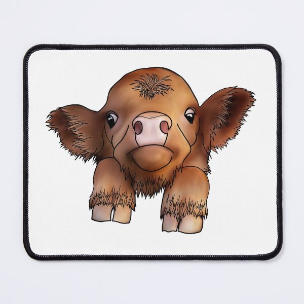 Item preview, Baby highland cow designed and sold by Alenas-Store.