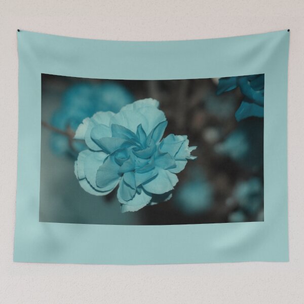 Item preview, Turquoise Blue Dreamy Carnation Flower designed and sold by JariHawk.
