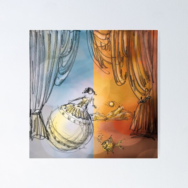 Item preview, Behind the Curtain designed and sold by BorisBurakov.