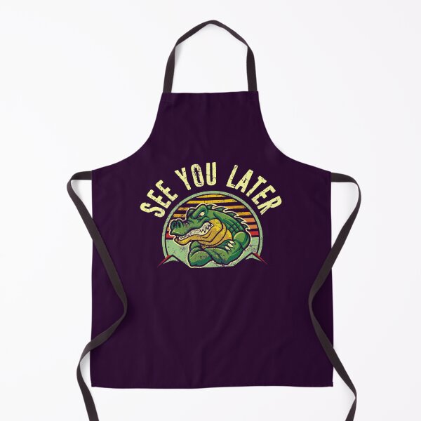 Item preview, See You Later Alligator Retro Vintage Distressed Crocodile designed and sold by niftee.