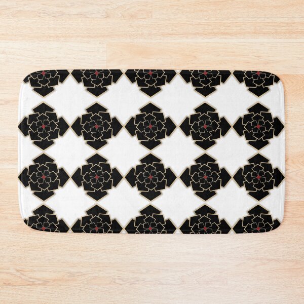 Item preview, Black flower pattern designed and sold by darshants.