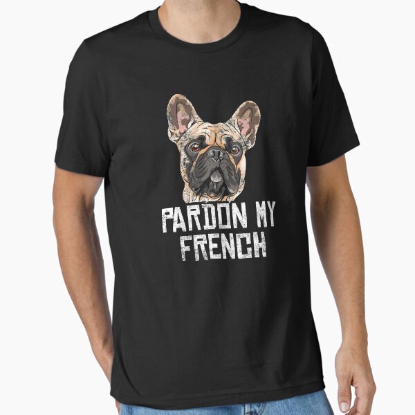 Item preview, French Bulldog Pardon My French Funny Frenchie Distressed Gift designed and sold by niftee.