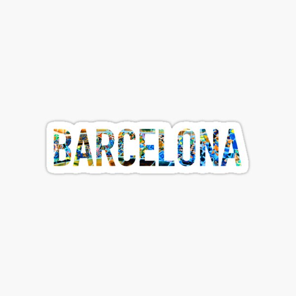 Barcelona Park Guell Sticker Sticker
