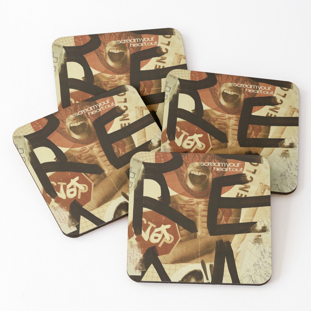 Item preview, Coasters (Set of 4) designed and sold by MuchuuWorks.