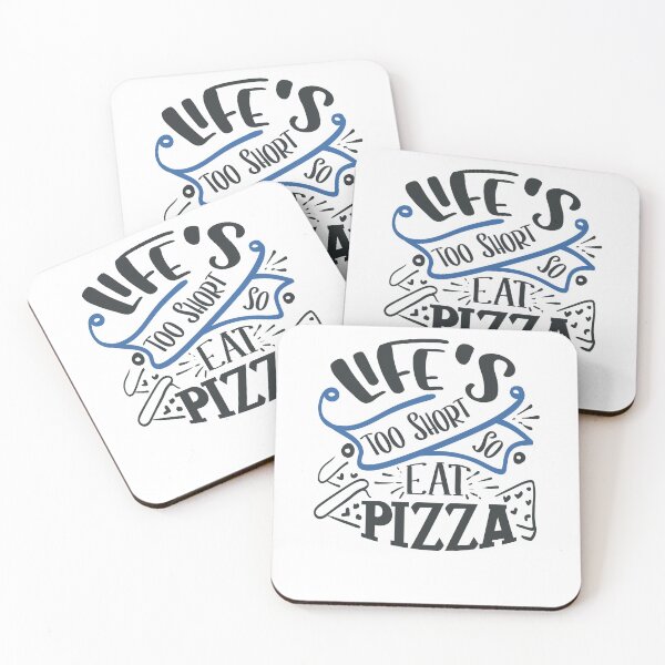 Item preview, Life's Too Short So Eat Pizza designed and sold by FOX1999-Design.