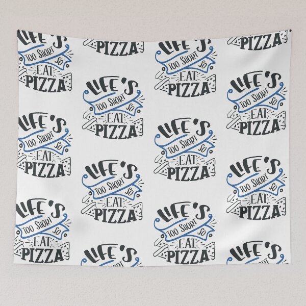 Item preview, Life's Too Short So Eat Pizza designed and sold by FOX1999-Design.