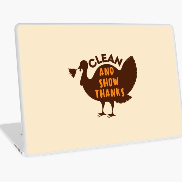 Item preview, Clean and Show Thanks Funny Cleaning Lady Turkey Dusting designed and sold by SavvyCleaner.