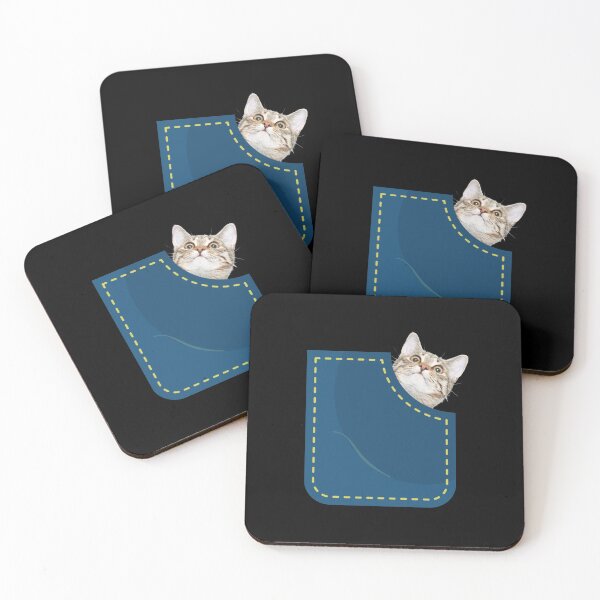 Item preview, Cat in pocket designed and sold by PF-creations.