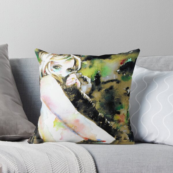 Item preview, WOMAN in FUR - watercolor portrait designed and sold by lautir.