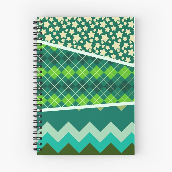 Item preview, Green Star Argyle Zigzag Pattern designed and sold by SaradaBoru.