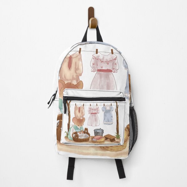 Item preview, Cottagecore Mouse Doing Laundry designed and sold by Jieul.