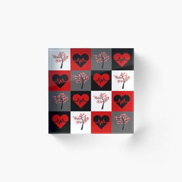 Item preview, heart beat,love tree designed and sold by Sameera Amir.