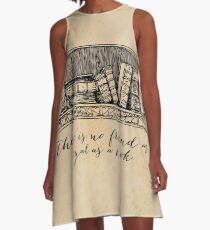 Hemingway - No Friend as Loyal as a Book A-Line Dress