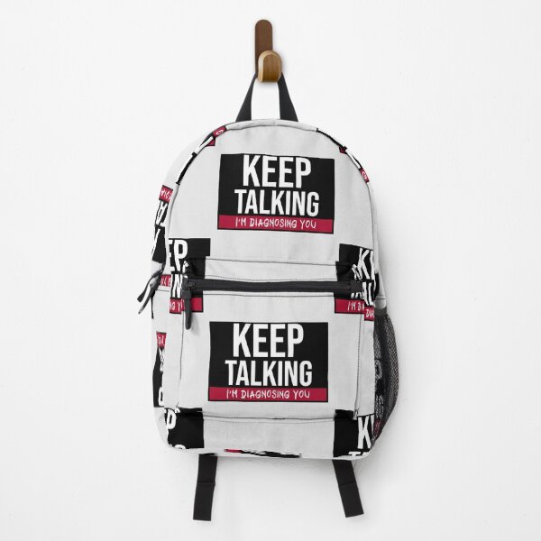 Item preview, Keep Talking I´m Diagnosing You. Funny Therapist designed and sold by Rebel-Design.
