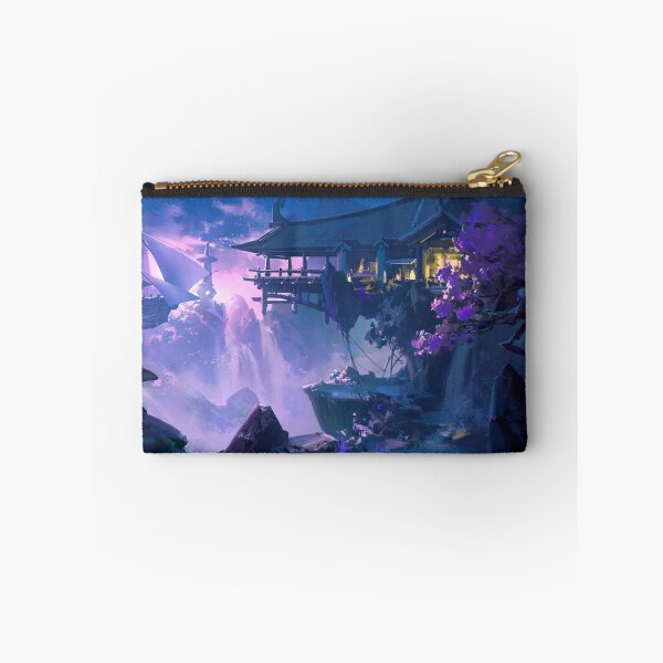 Item preview, chinese mountain temple in fairy world  designed and sold by salemfoxy.