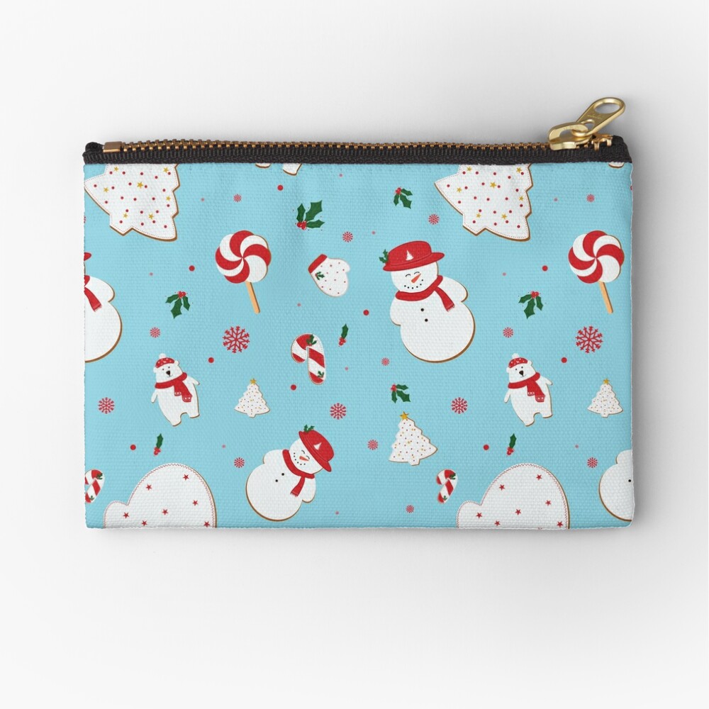 Polar Bear pattern zipper coin purse