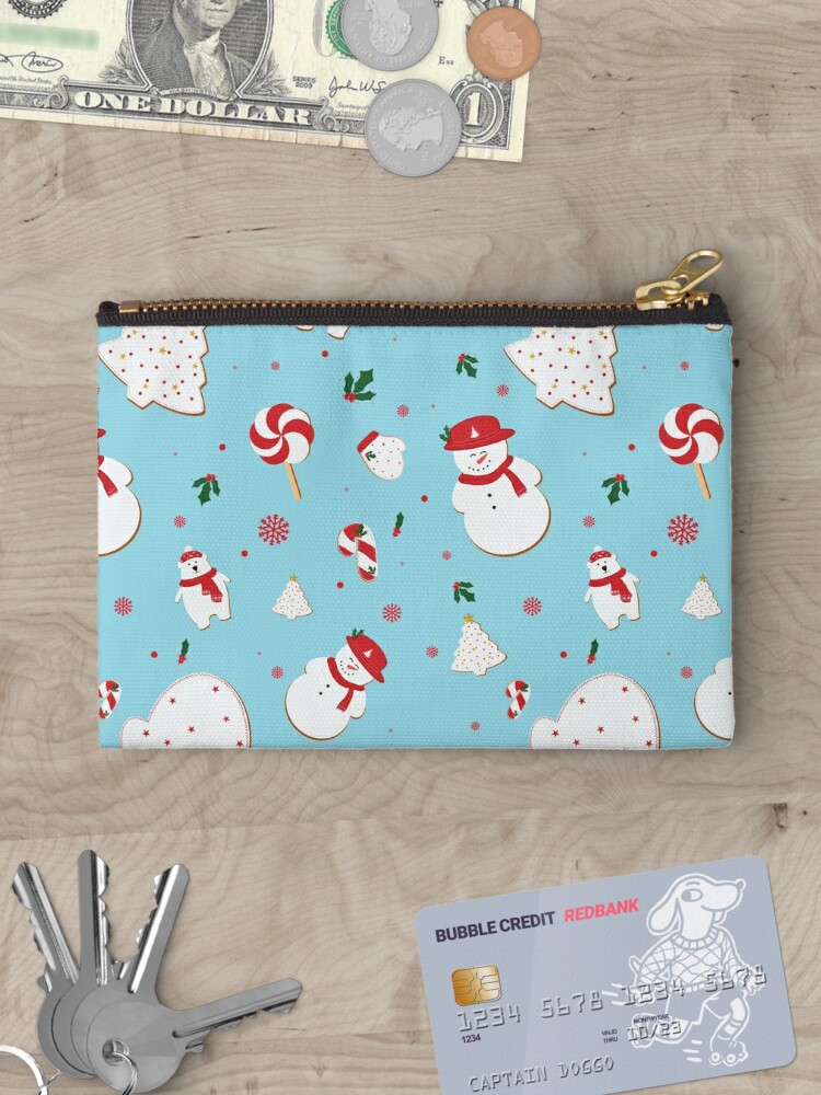 Polar Bear pattern zipper coin purse