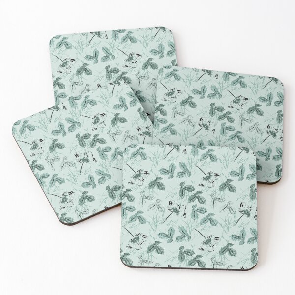 Item preview, Georgiana Floral in soft pine green tint designed and sold by ncxadair.
