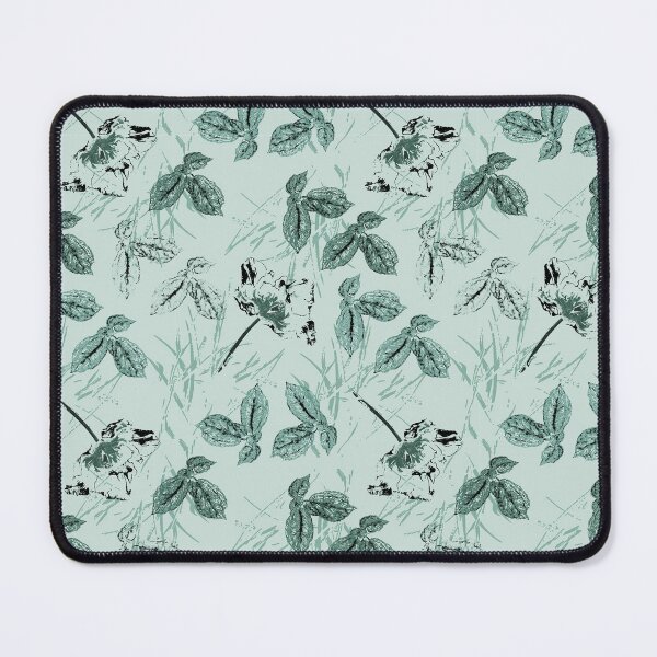 Item preview, Georgiana Floral in soft pine green tint designed and sold by ncxadair.