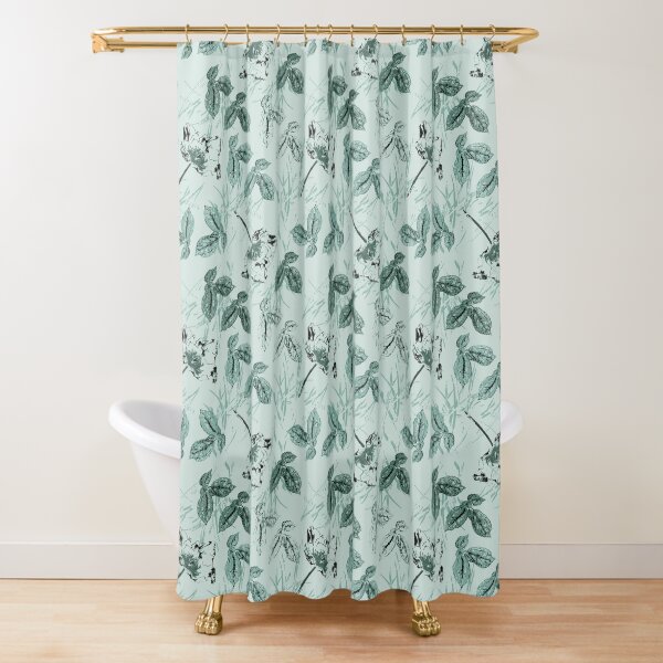 Item preview, Georgiana Floral in soft pine green tint designed and sold by ncxadair.