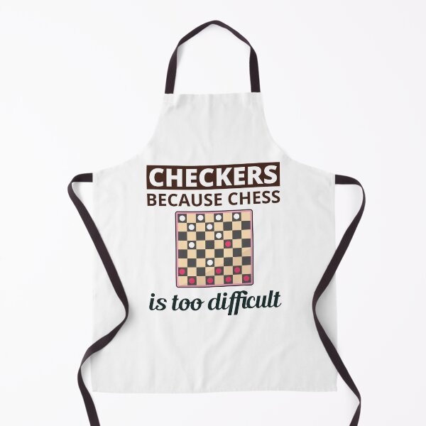 Item preview, Checkers Draughts Strategy Board Games Funny designed and sold by TastefulTees.