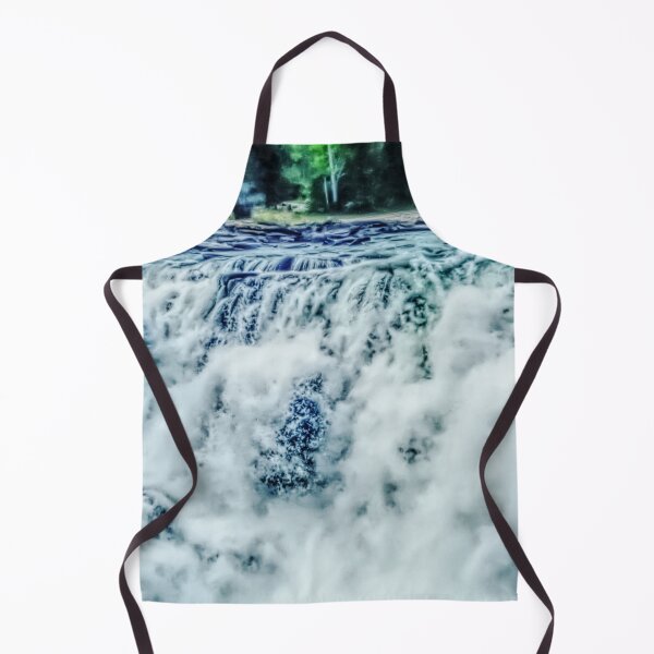 Item preview, Rushing Waterfall, Vintage Rustic Painting designed and sold by ACC .