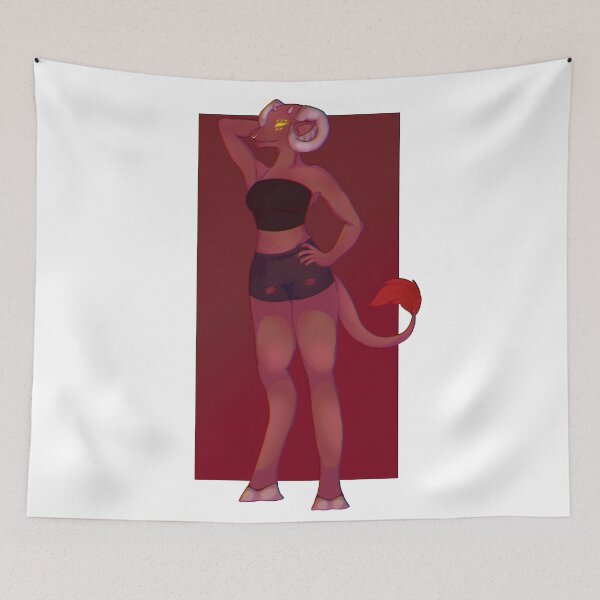 Item preview, demon goat girl designed and sold by Quarrion.