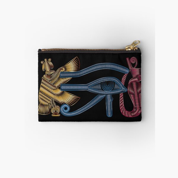 Item preview,  Eye of Ra with bird and snake Gold Blue Red designed and sold by hockeng.
