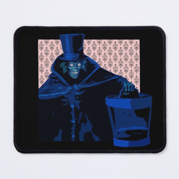 Item preview, Hatbox Ghost Haunted Mansion Wallpaper Millennial Pink designed and sold by FandomTrading.