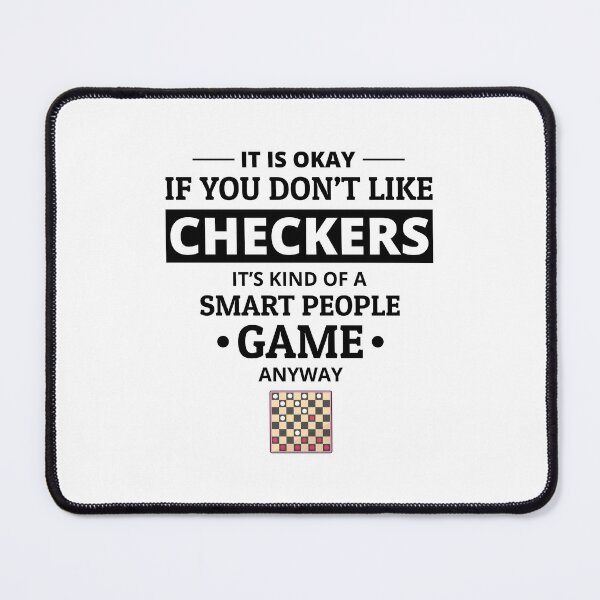 Item preview, Checkers Draughts Strategy Board Games Funny designed and sold by TastefulTees.