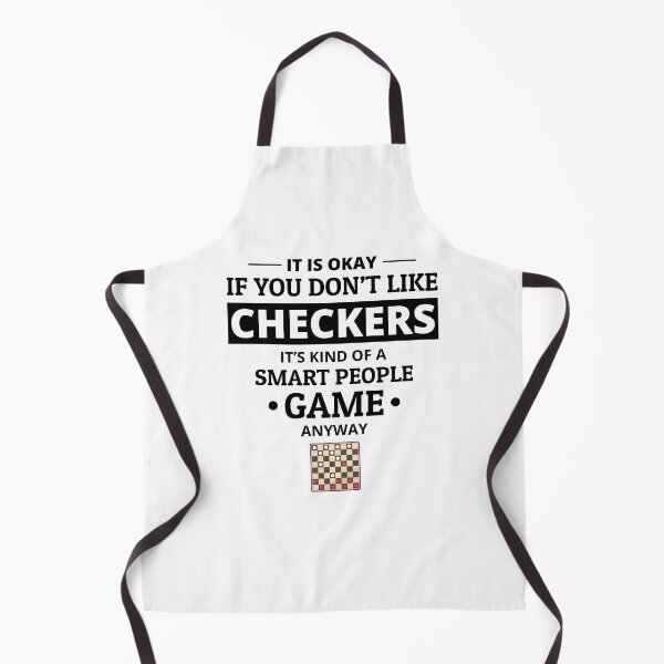 Item preview, Checkers Draughts Strategy Board Games Funny designed and sold by TastefulTees.