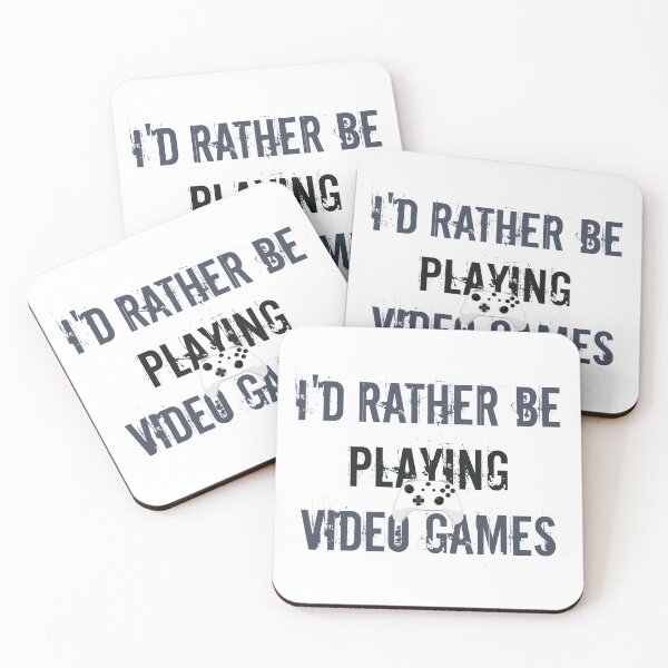 Item preview, I'd Rather be playing video games designed and sold by ErmessThiings.