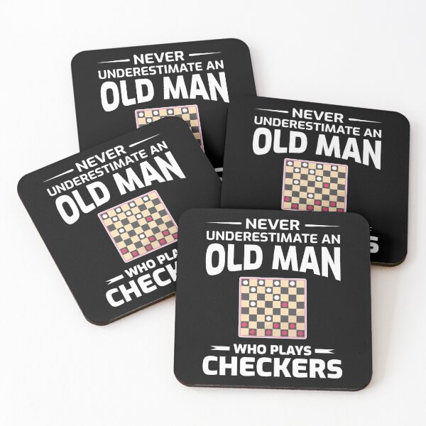 Item preview, Checkers Draughts Strategy Board Games Grandpa Dad designed and sold by TastefulTees.