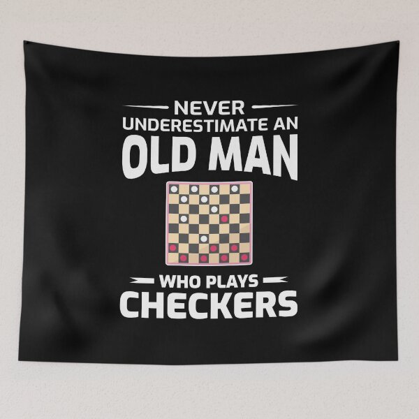 Item preview, Checkers Draughts Strategy Board Games Grandpa Dad designed and sold by TastefulTees.