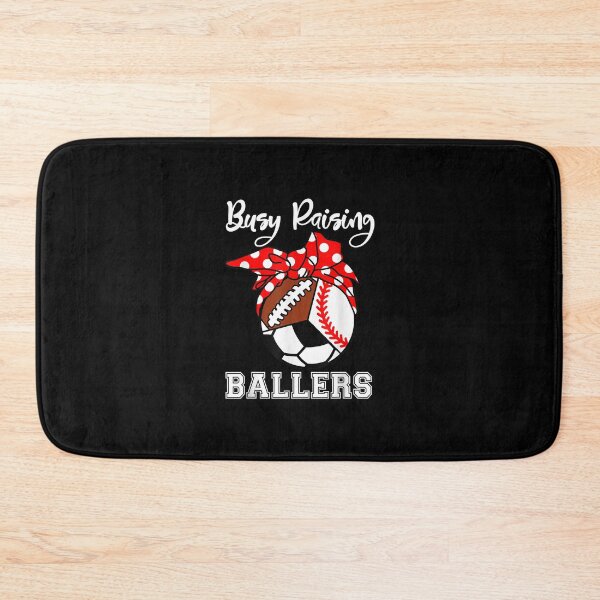 Item preview, Busy Raising Ballers Funny Baseball Football Soccer Mom designed and sold by TammyFlanery.