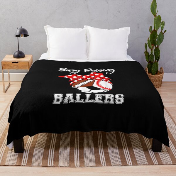 Item preview, Busy Raising Ballers Funny Baseball Football Soccer Mom designed and sold by TammyFlanery.