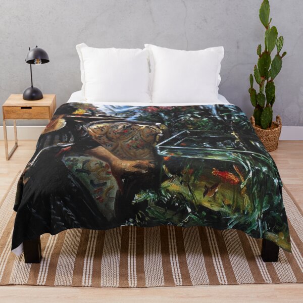 Item preview, Woman by a Goldfish Tank-Lovis Corinth designed and sold by LumiereSasha.
