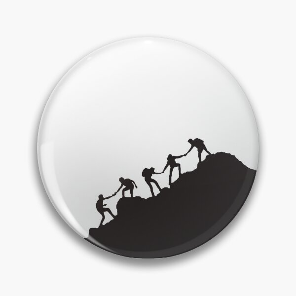 Item preview, friend mountain climbing designed and sold by Worldofdesign1.